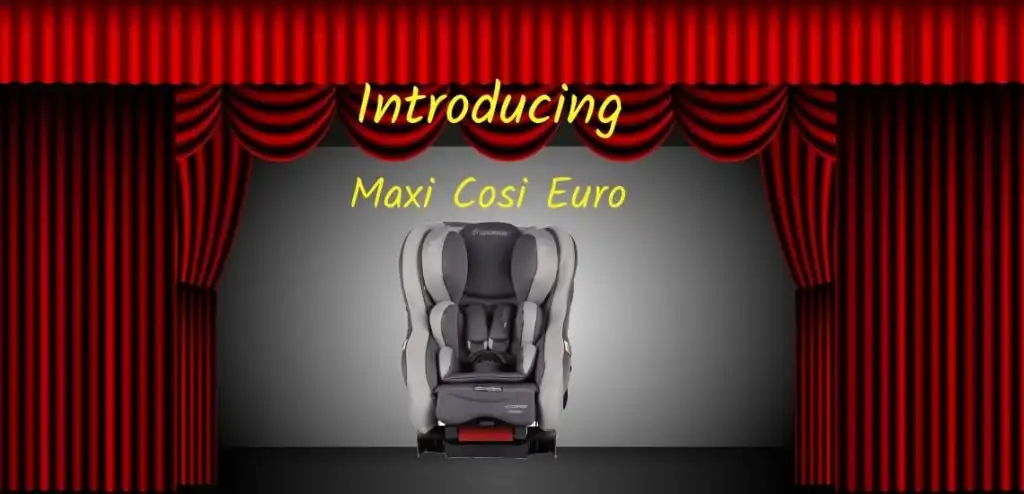 Maxi Cosi Euro Isofix Carseat 1 maxi cosi euro-nxt isofix seat