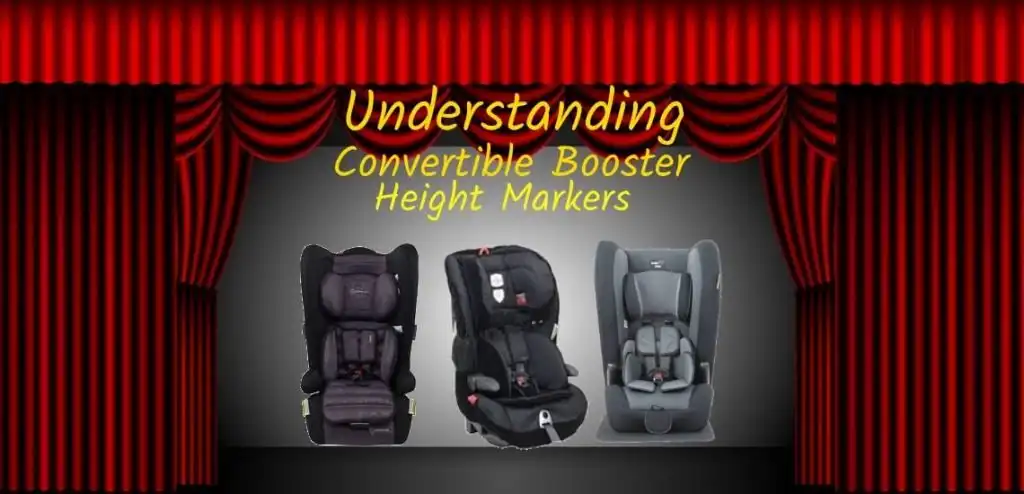 Convertible Booster Height Markers 1 convertible booster height markers