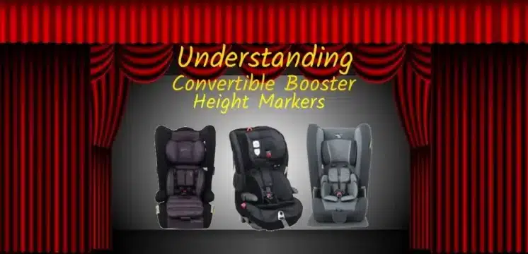 convertible booster height markers