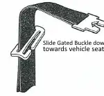How To Use A Gated Buckle (Carseat Fitting) 5 gatedbuckle 3 150x139 1