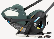 Baby Capsule Installation (2026 Update) 9 Maxi Cosi Pria side view showing long Isofix straps